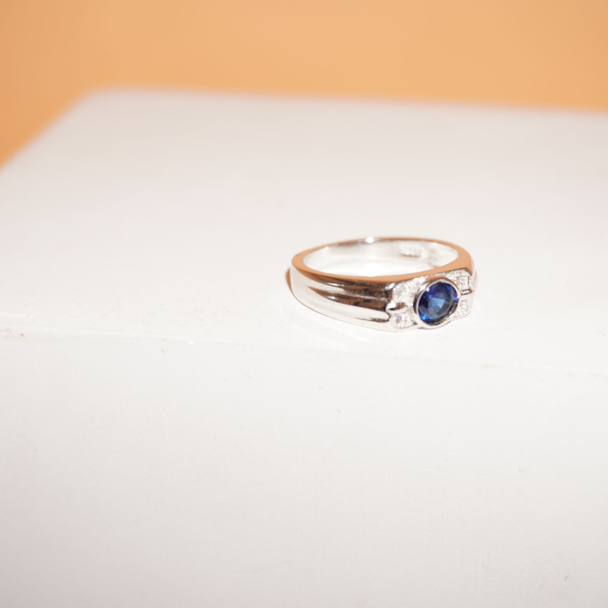 925 Silver Handmade Colour Stone Ring 710R26