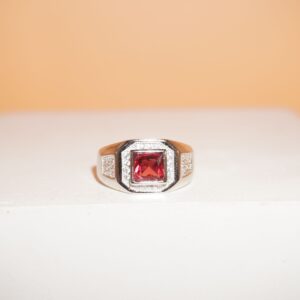 925 Silver Stunning Colour Stone Ring 711R62
