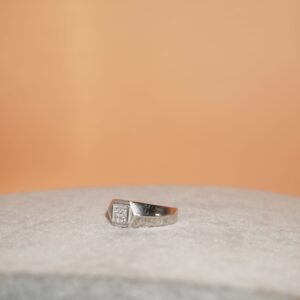 925 Silver Grand Diamond Ring 709R34
