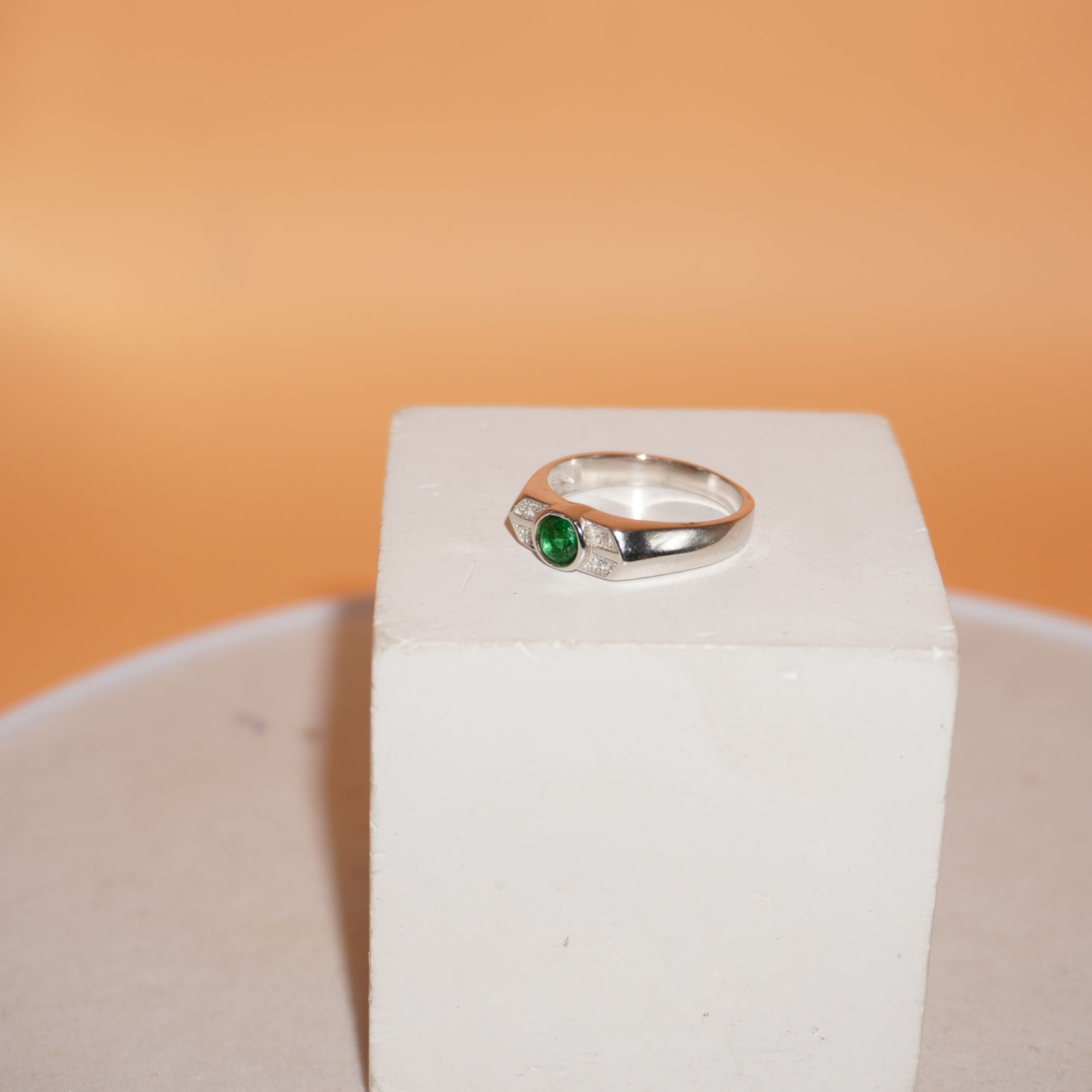 925 Silver Fancy Diamond Ring 709R33
