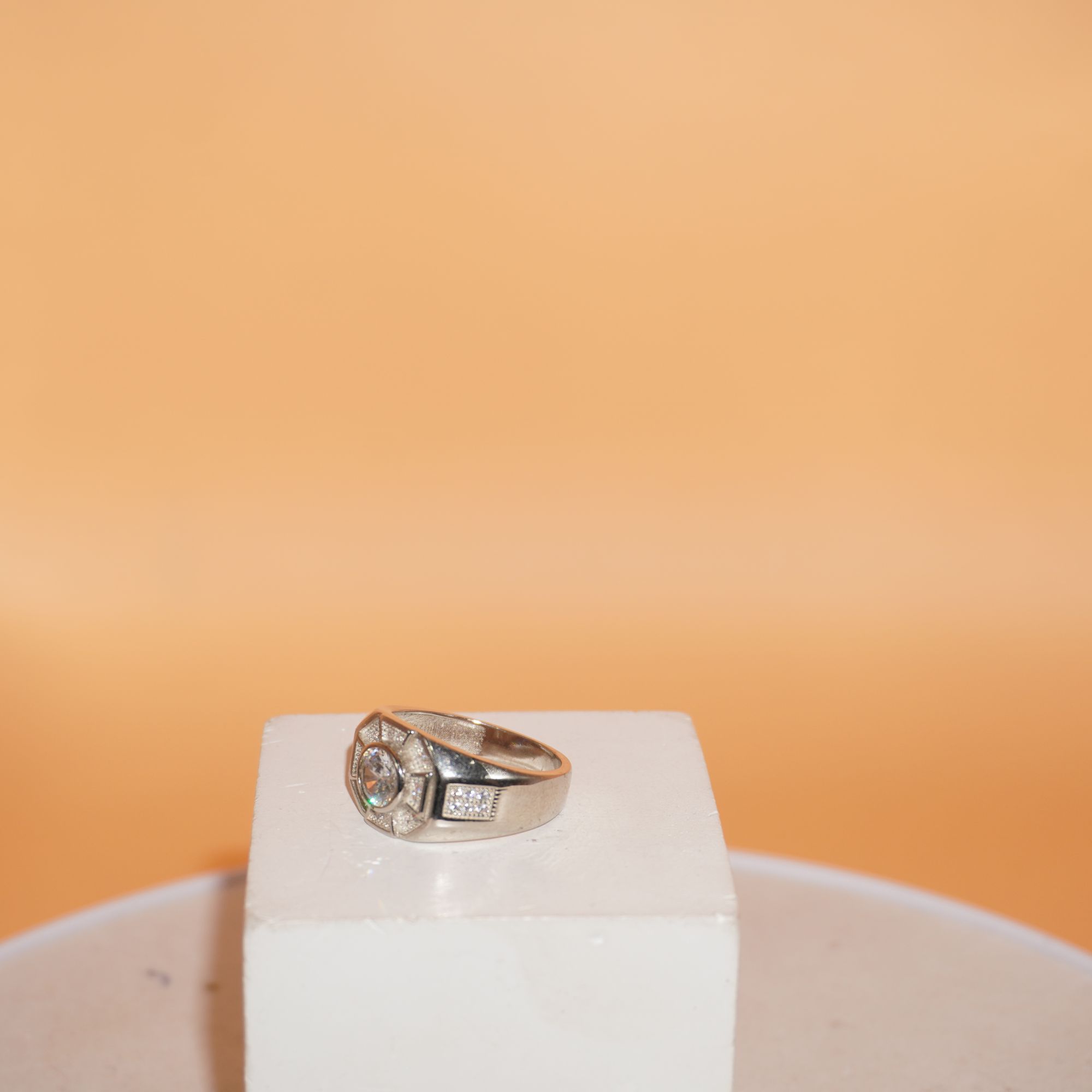 925 Silver Gorgeous Diamond Ring 712R23