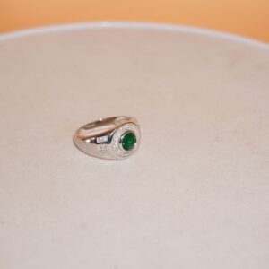 925 Silver Dazzling Colour Stone Ring 713R40