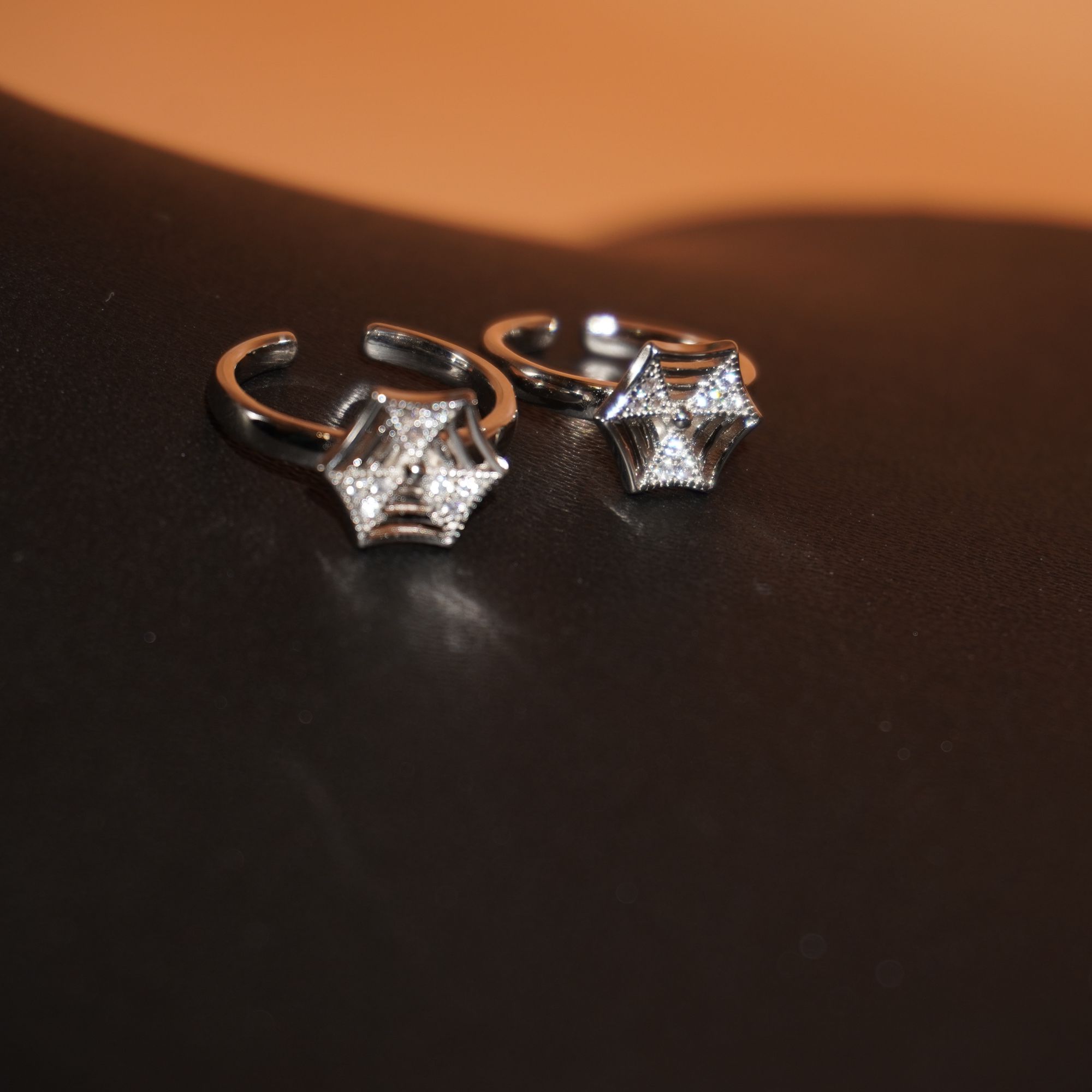 925 Silver Fancy Toe Rings 124R329