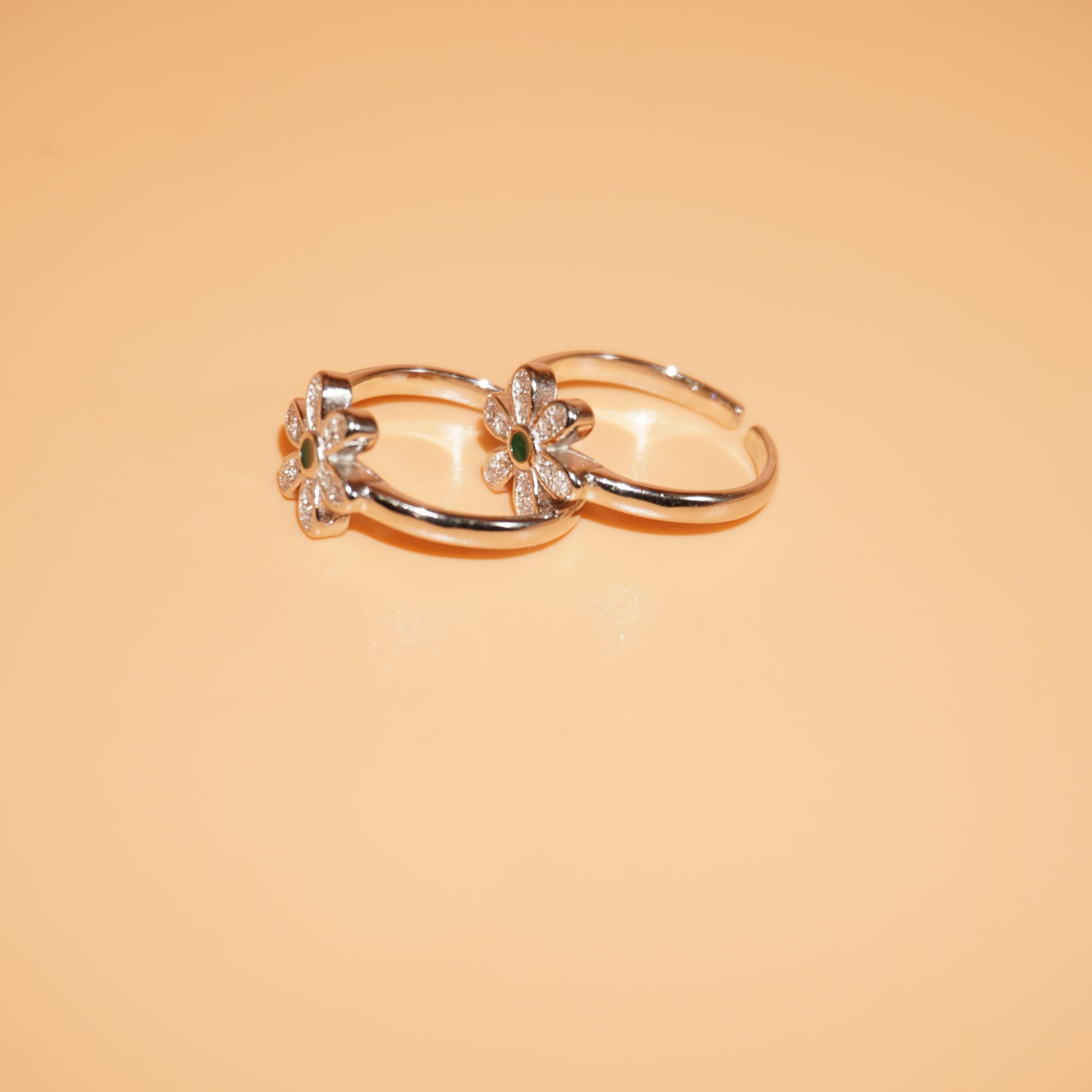 925 Silver Delicate Toe Rings 124R334