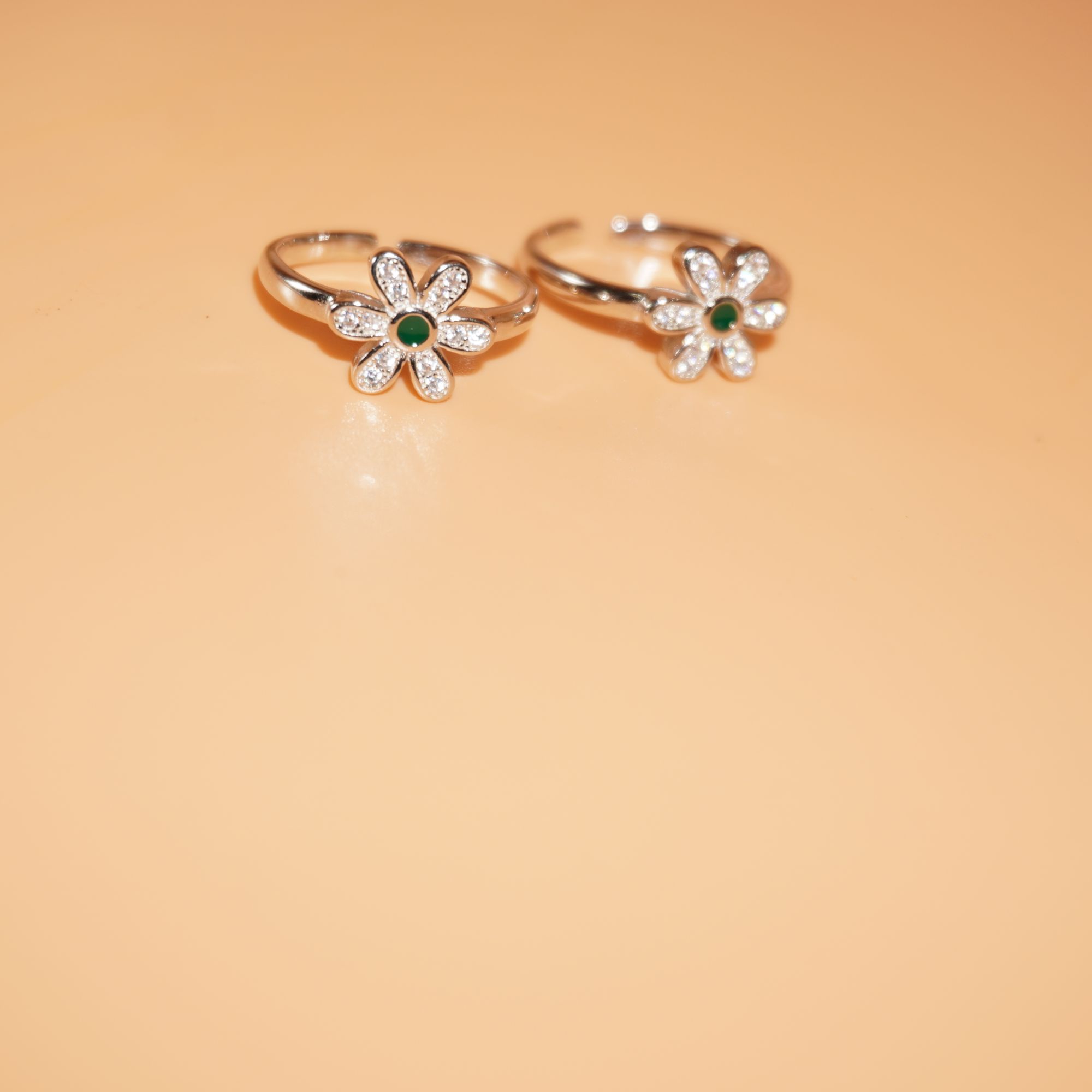 925 Silver Delicate Toe Rings 124R334