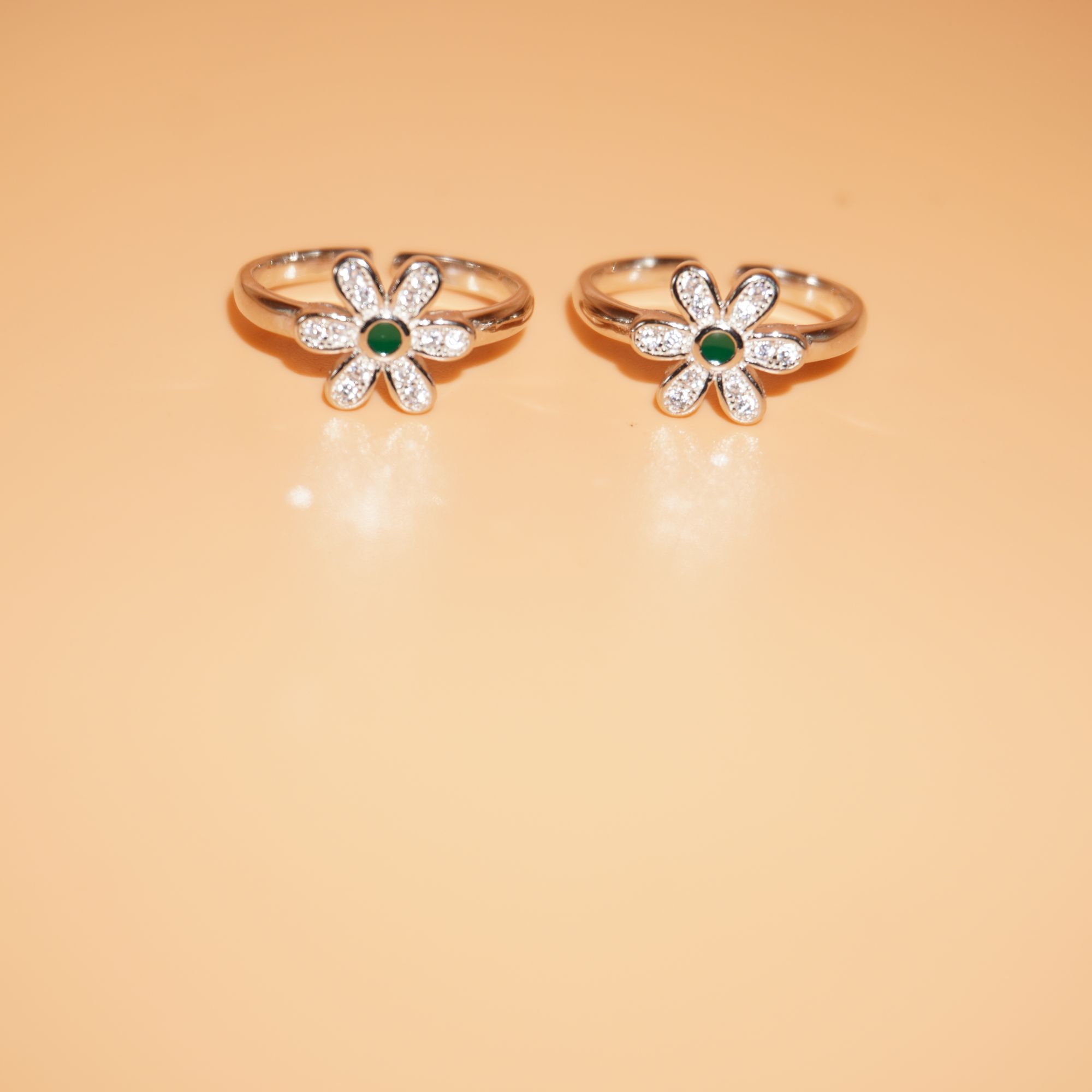 925 Silver Delicate Toe Rings 124R334