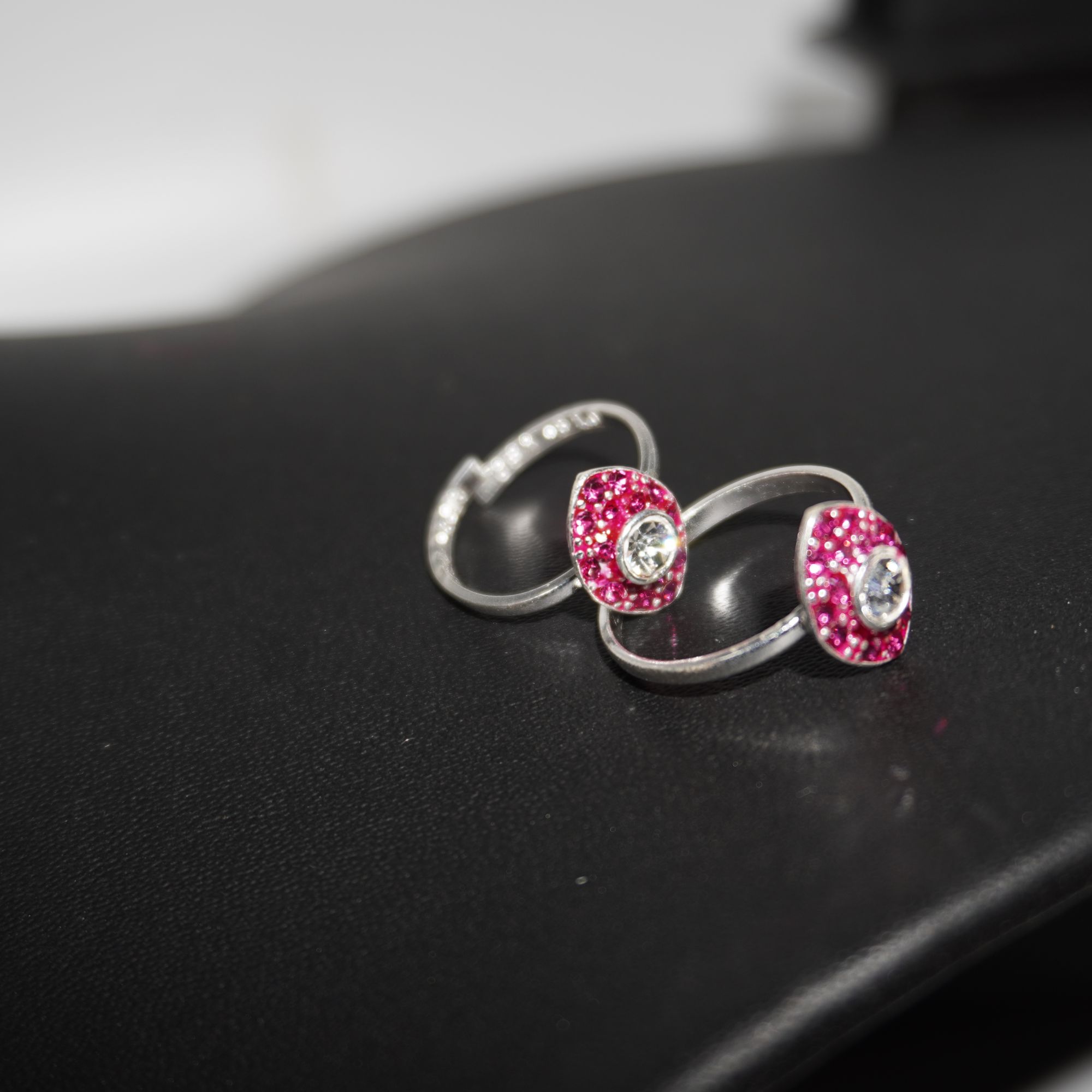925 Silver Pink Color Pilly For Women