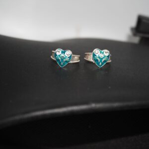 925 Silver Diamond Heart Shape Bichiya