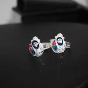 925 Silver Fancy Colorful Bichiya