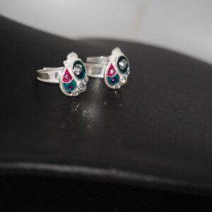 925 Silver Fancy Colorful Bichiya