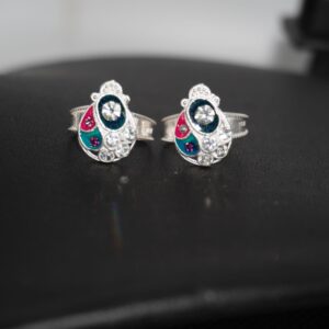 925 Silver Fancy Colorful Bichiya