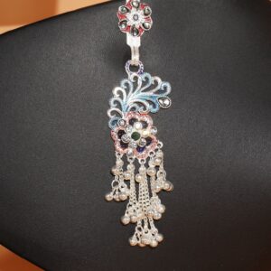 Silver Designer Waist Key Chain