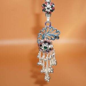 Silver Designer Waist Key Chain