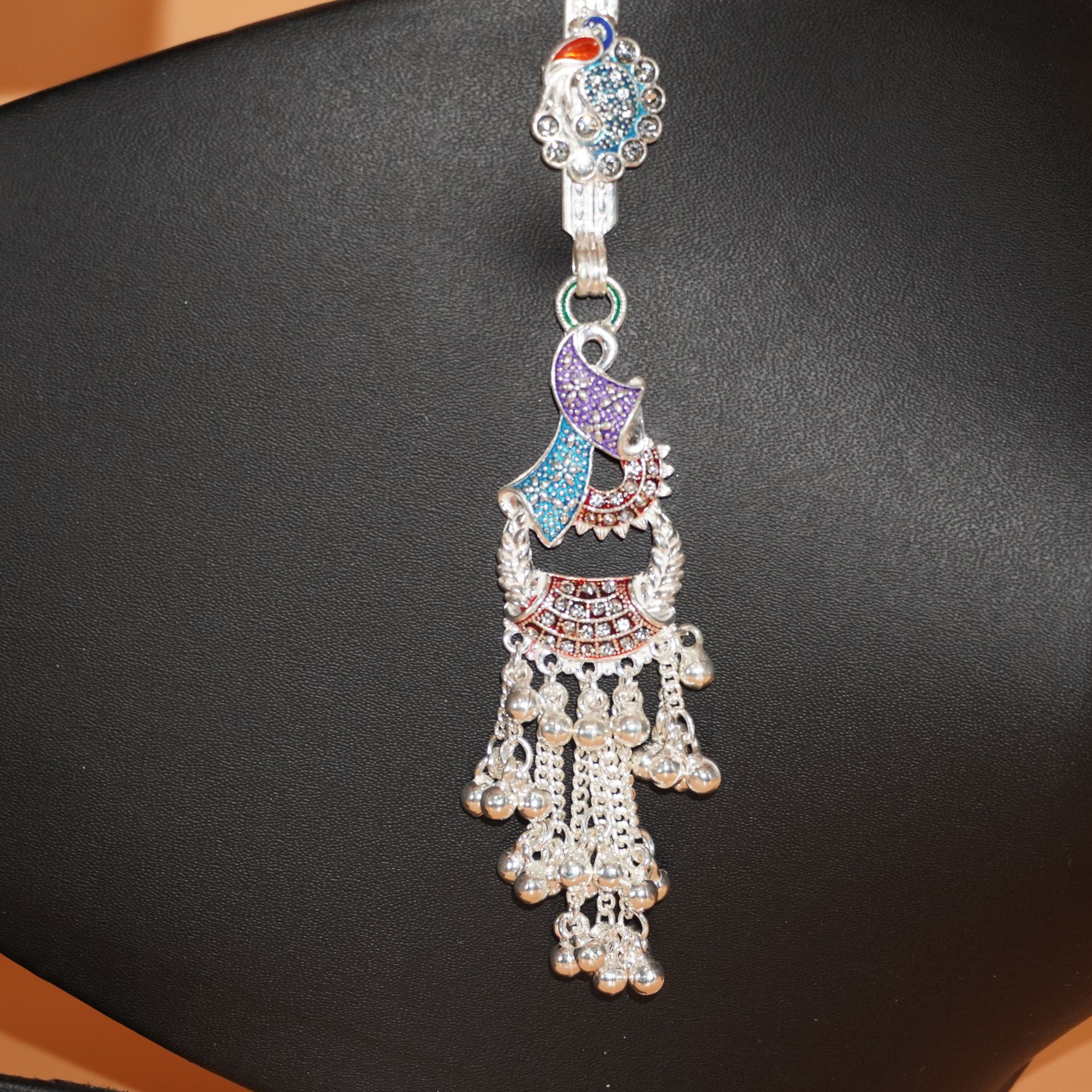 Silver Fancy Ghughri Keybunch