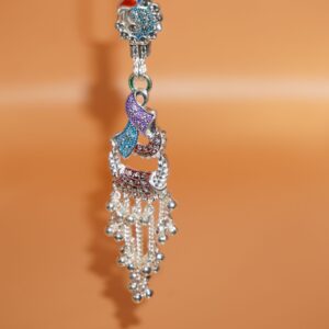 Silver Fancy Ghughri Keybunch