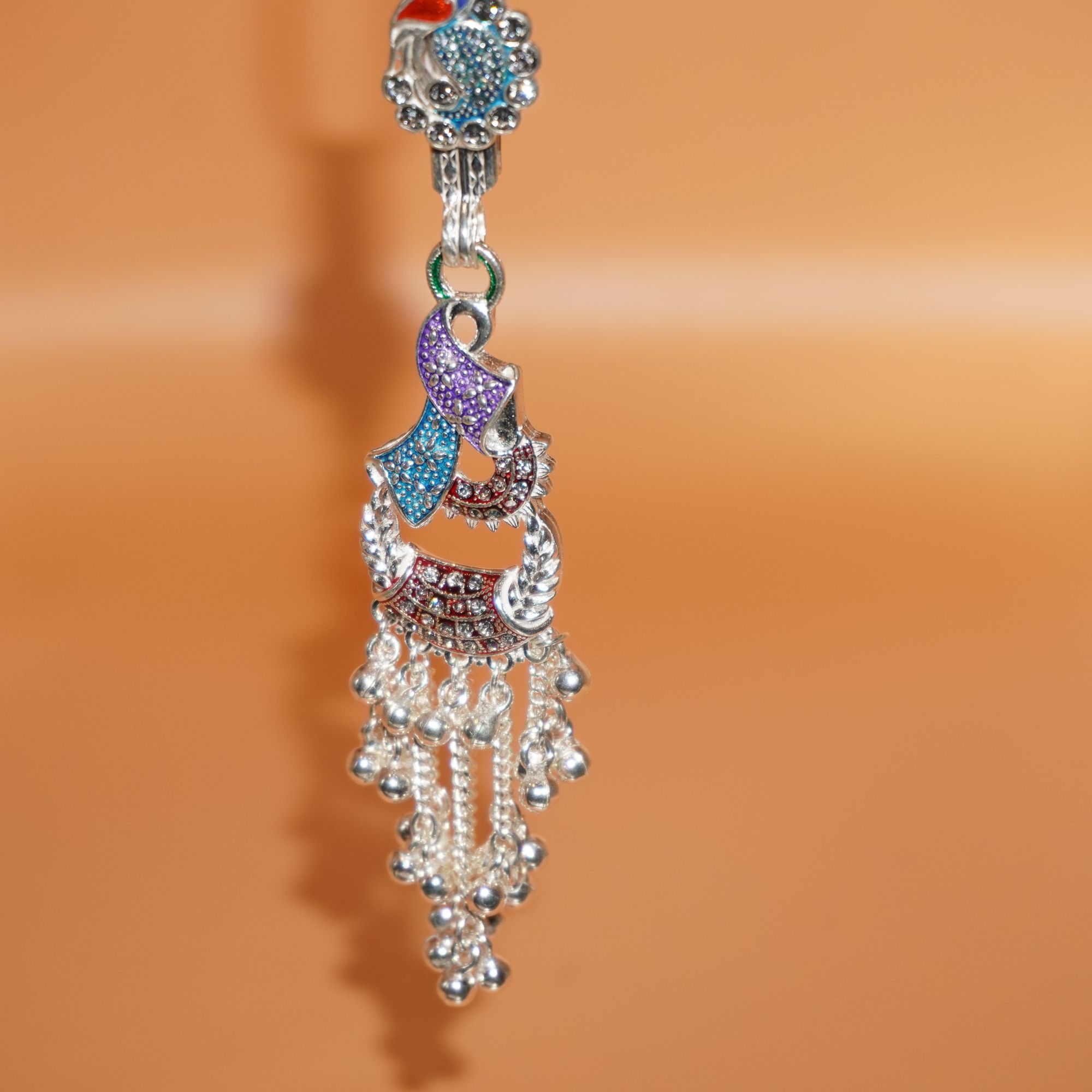 Silver Fancy Ghughri Keybunch