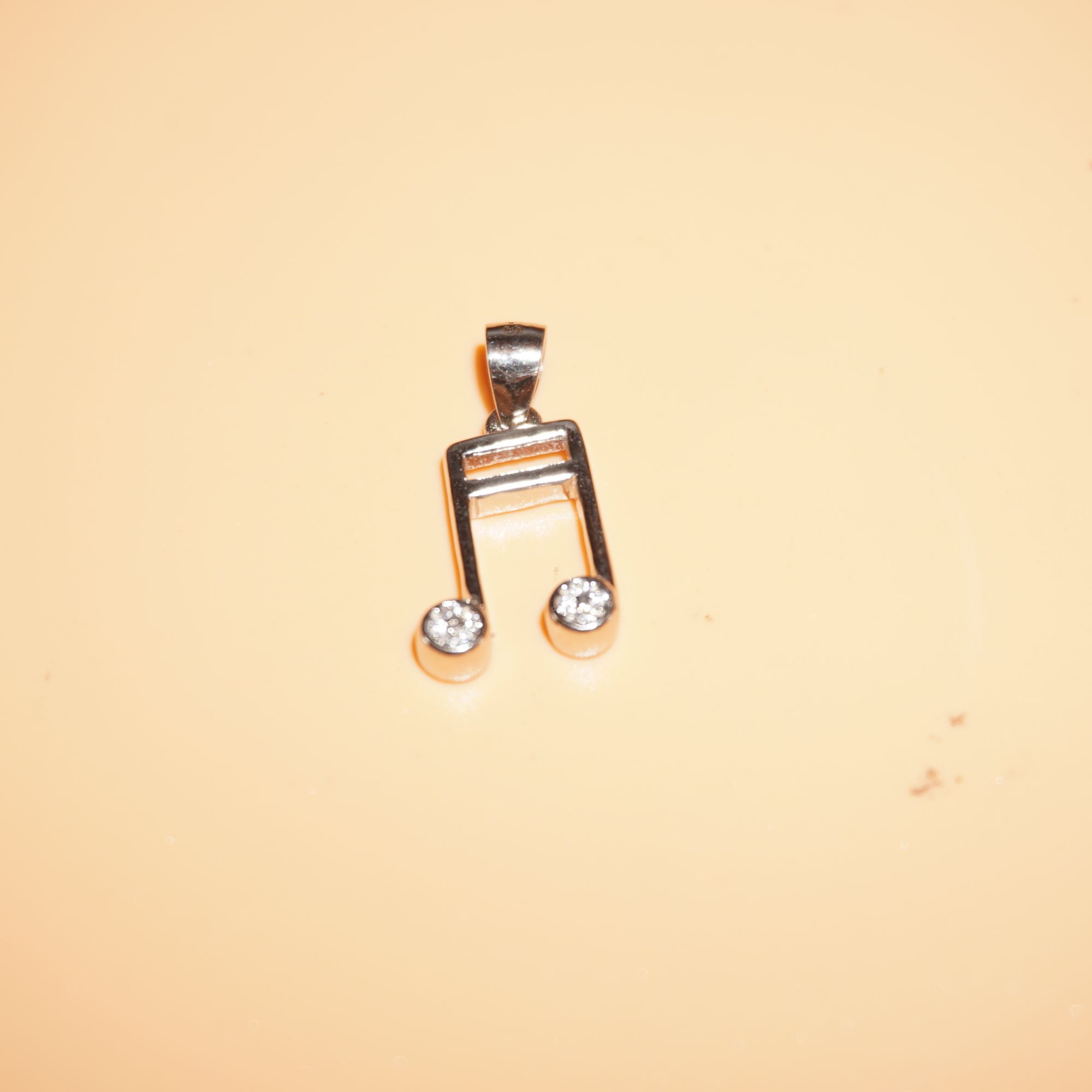 925 Silver Music Symbol Pendant