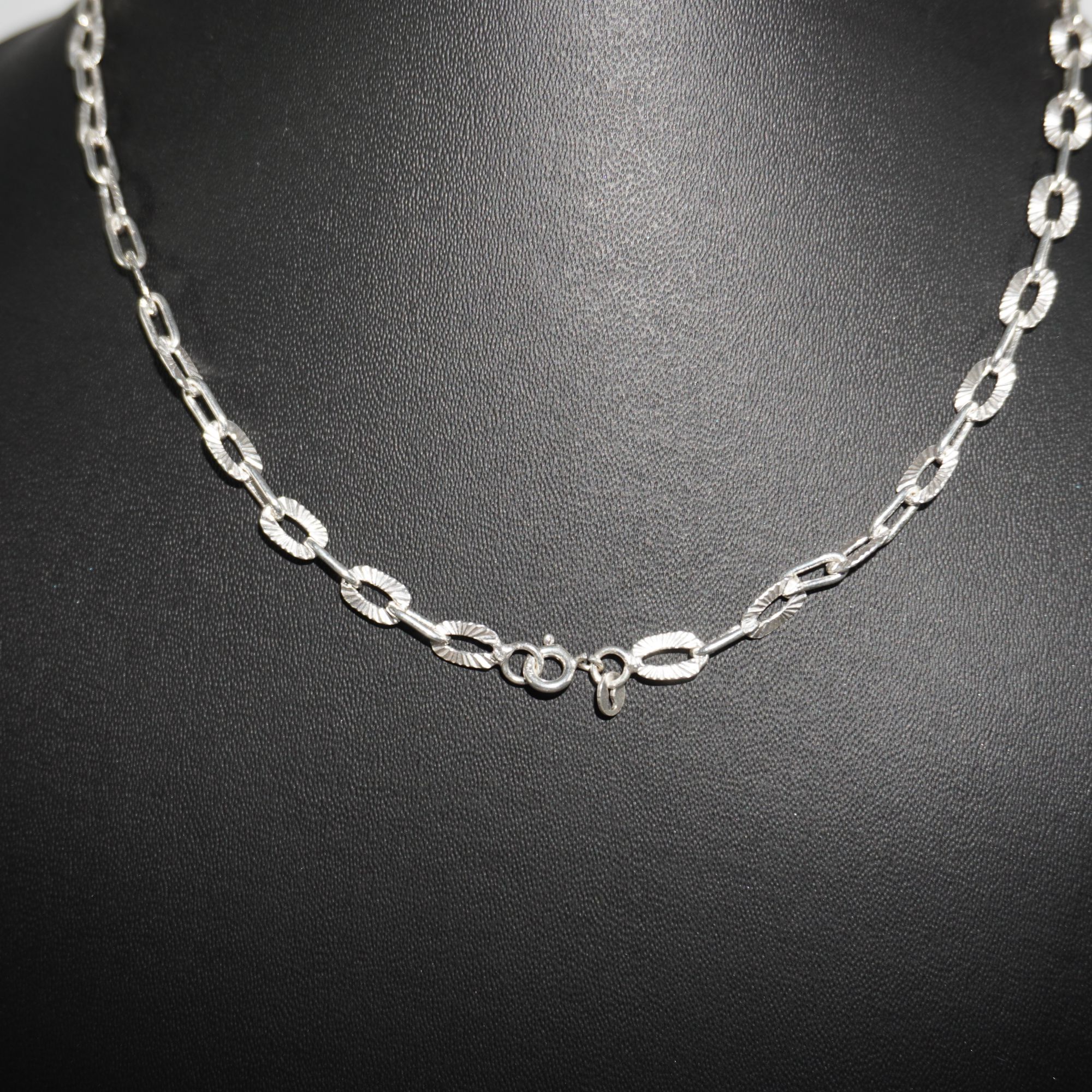 925 Silver Fancy Hollow Chain