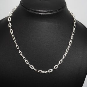 925 Silver Fancy Hollow Chain