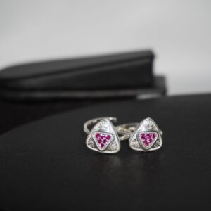925 Silver Fancy Color Stone Pilli 149R510