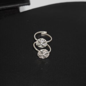 925 Silver Fancy Color Stone Pilli 149R424