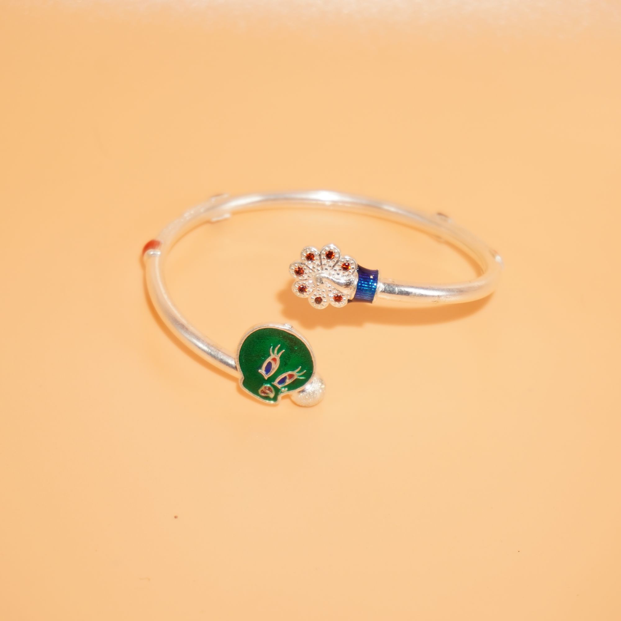 925 Silver Designer Bangle For Baby