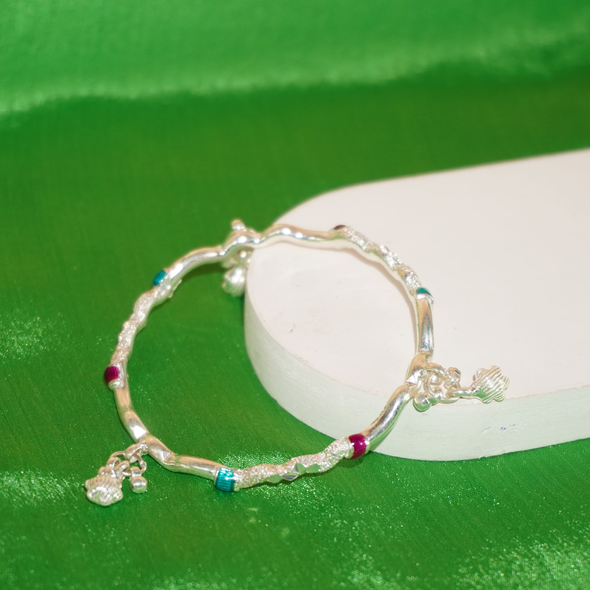 925 Silver Attractive bangle for kids