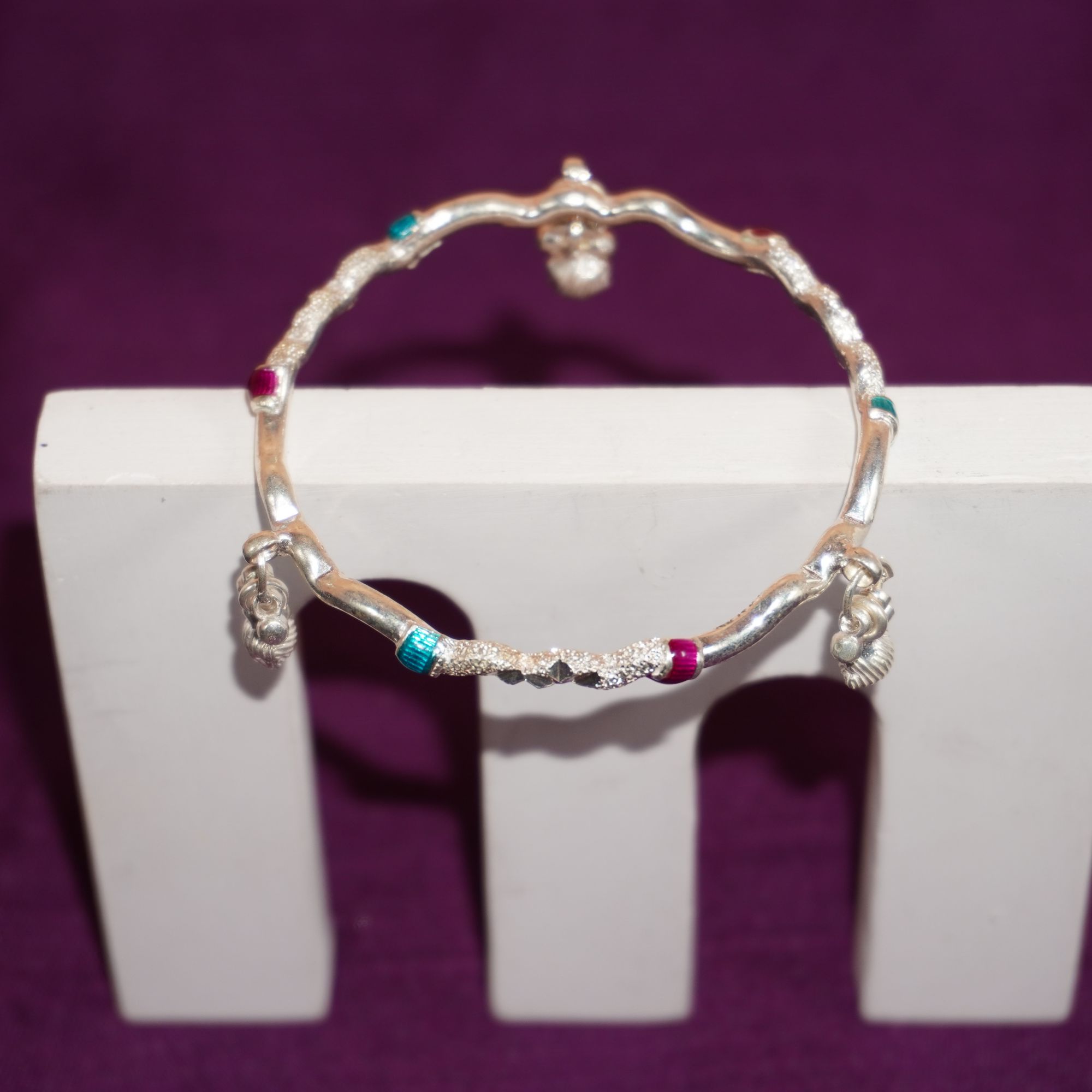 925 Silver Attractive bangle for kids