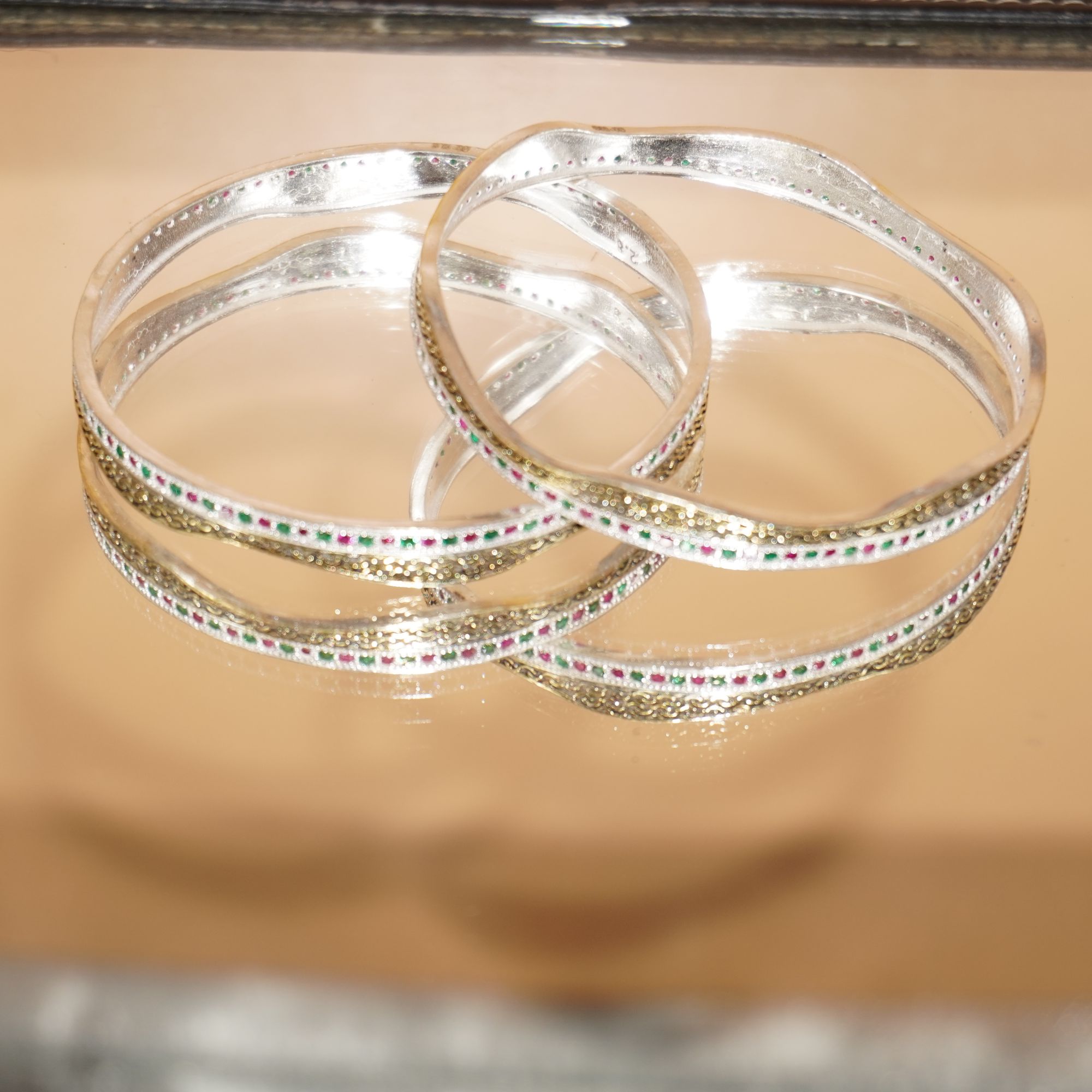 925 Silver Fancy Ladies Bangle 1210R1