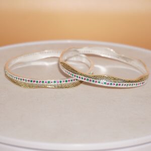 925 Silver Fancy Ladies Bangle 1210R1