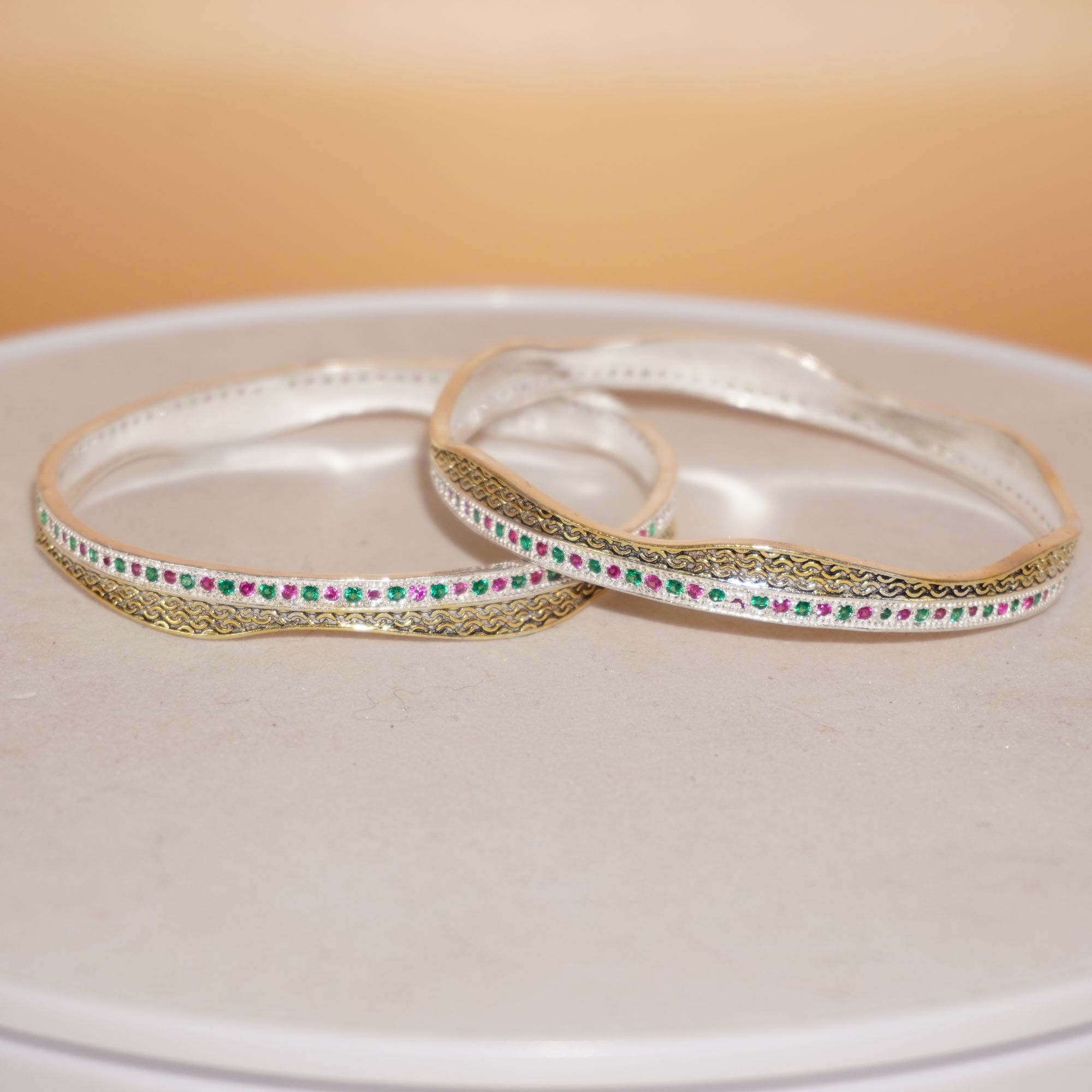 925 Silver Fancy Ladies Bangle 1210R1