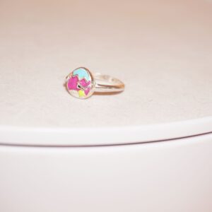 925 Silver Dazzling Cartoon Ring