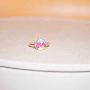 925 Silver Dazzling Cartoon Ring