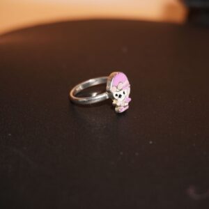 925 Silver Unique Doll Ring