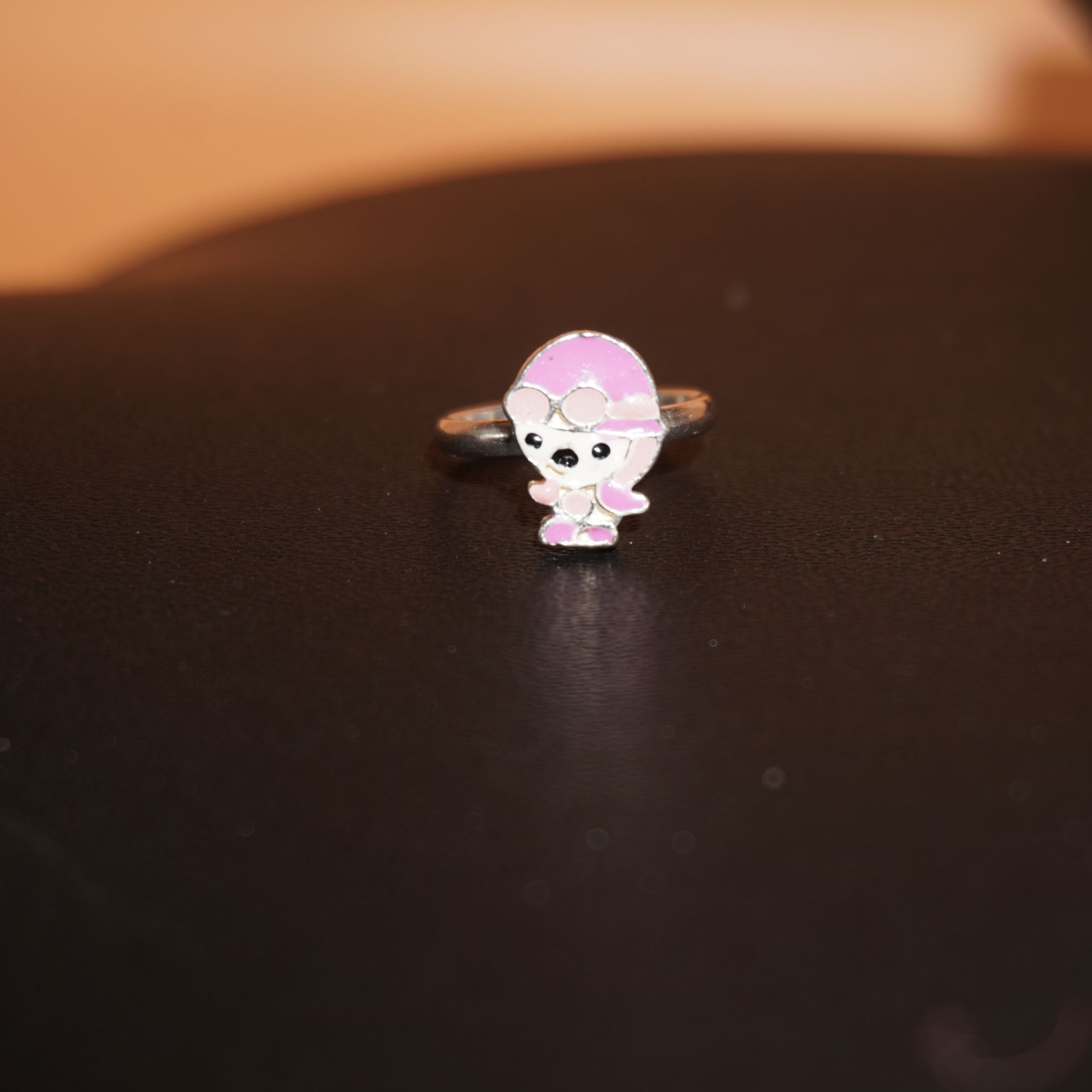 925 Silver Unique Doll Ring
