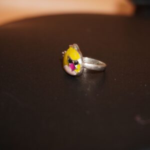 925 Silver Classic Angry Bird Ring