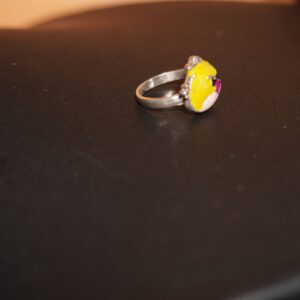 925 Silver Classic Angry Bird Ring