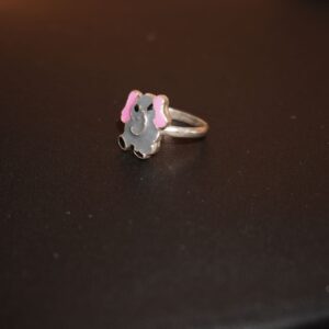 925 Silver Fancy Elephant Design Ring