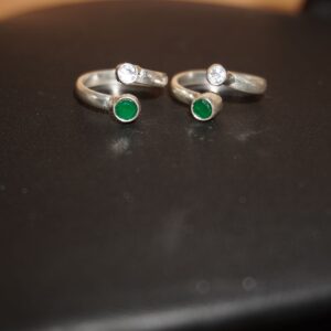 925 Silver Fancy Stone Bichiya 124R159