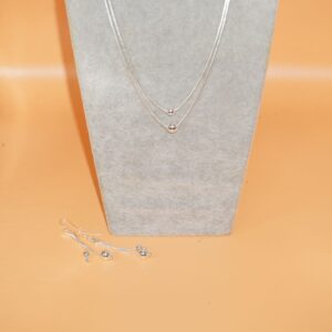 925 Silver Delicate Necklace Set