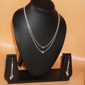 925 Silver Daily Wear Necklace Set