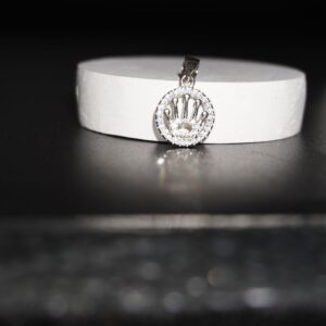 925 Silver Crown Design Pendant
