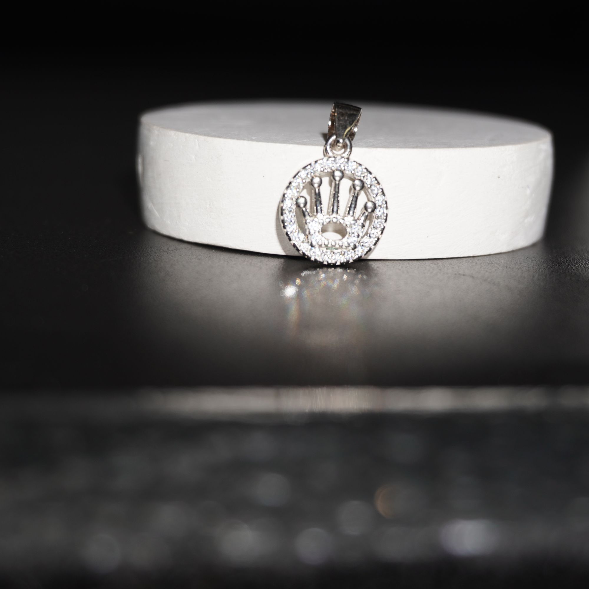 925 Silver Crown Design Pendant
