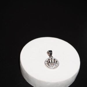 925 Silver Crown Design Pendant