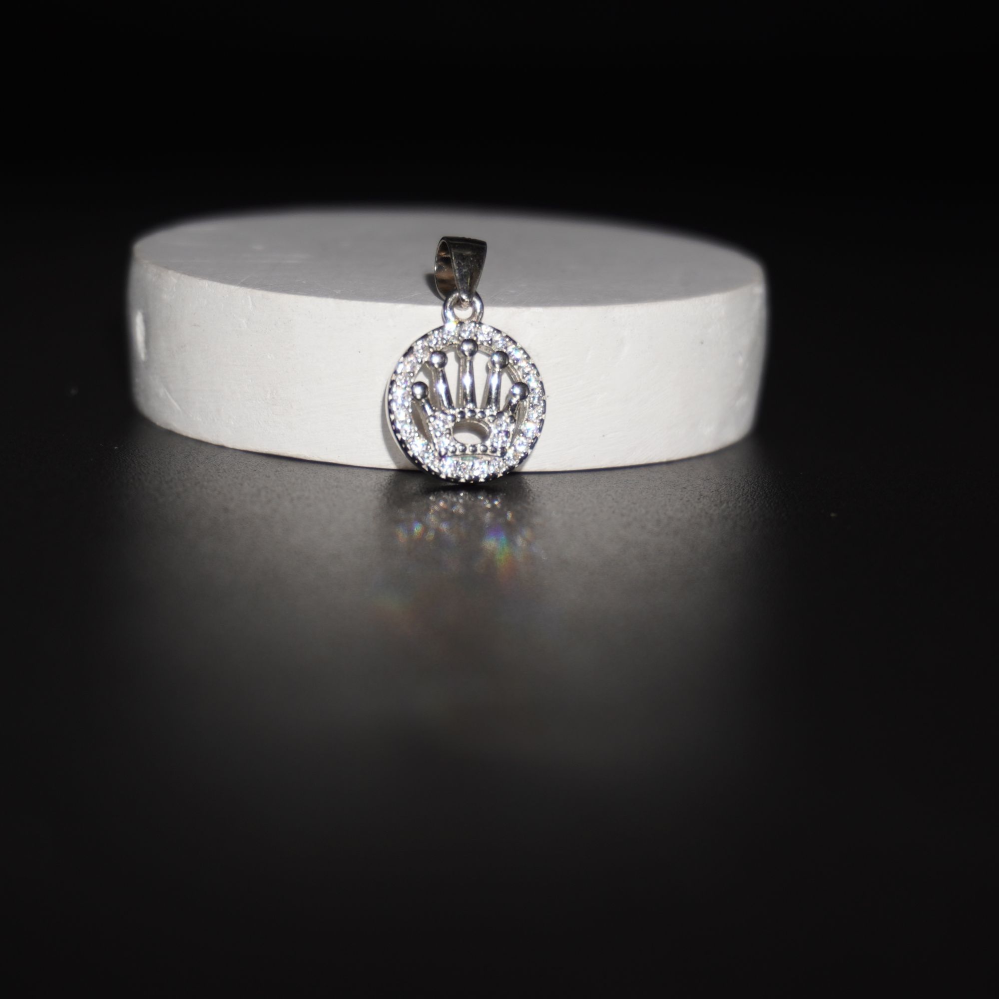 925 Silver Crown Design Pendant