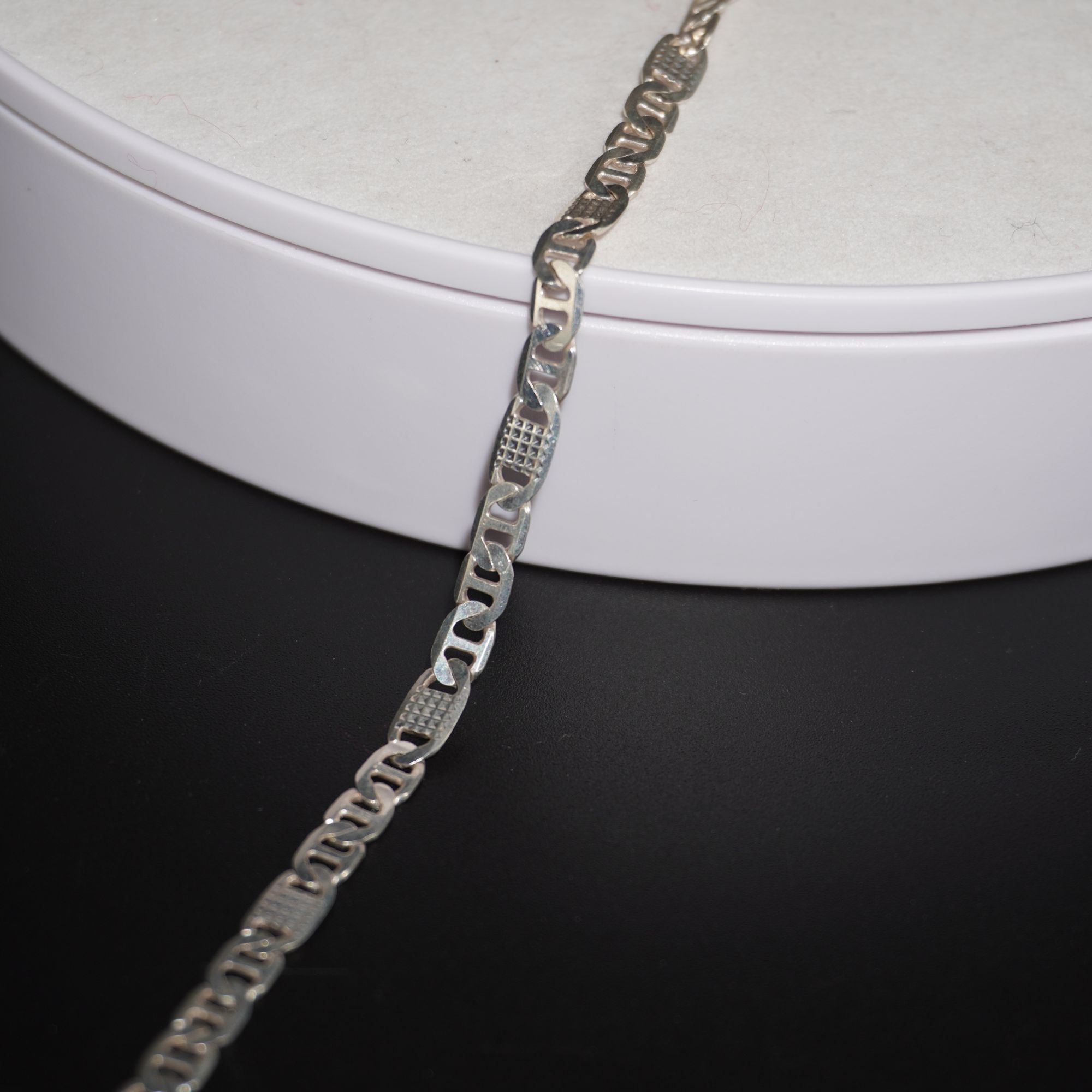 925 Silver Handmade Mens Bracelet 415R98