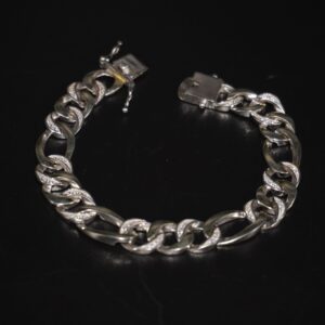 925 Silver Fancy Mens Bracelet 164R47