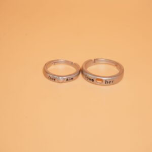 925 Silver Classic Couple Ring