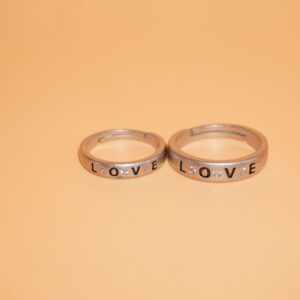 925 Silver Handmade Couple Ring