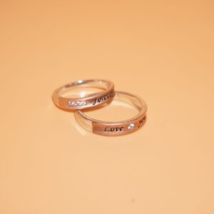 925 Silver Fancy Couple Ring